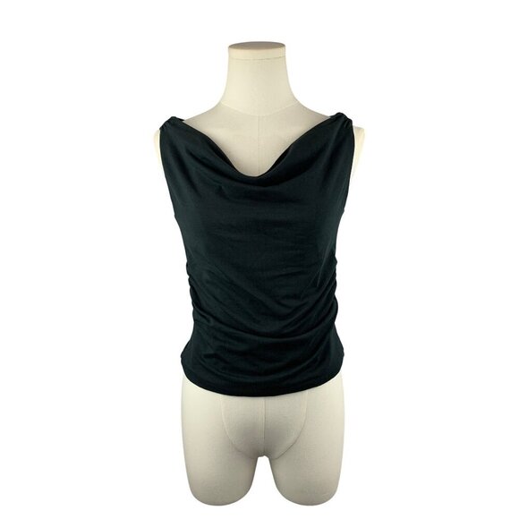 J.Crew Womens Black Sleeveless V Neck Top S - Picture 1 of 5